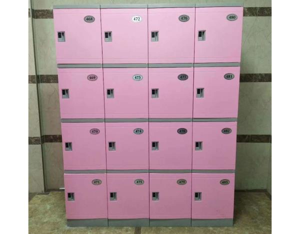游泳馆粉红更衣柜 游泳馆粉红更衣柜