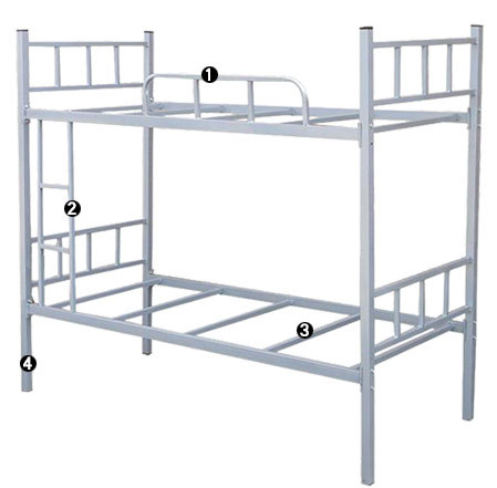 高品质铁架双层床 高品质铁架双层床